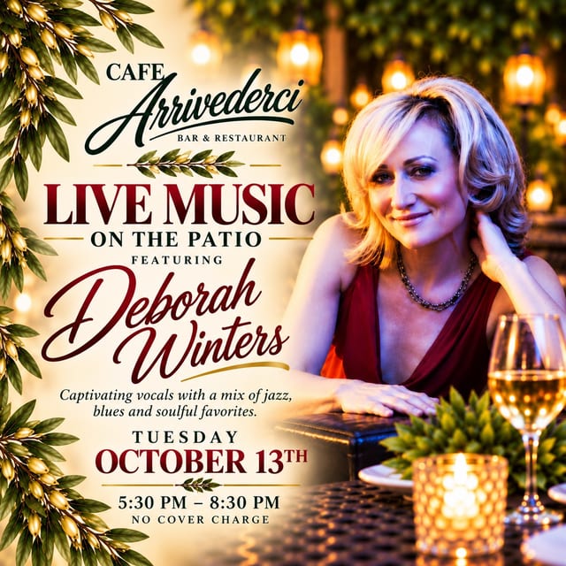 🎶Live Music on the Patio Featuring Deborah Winters
