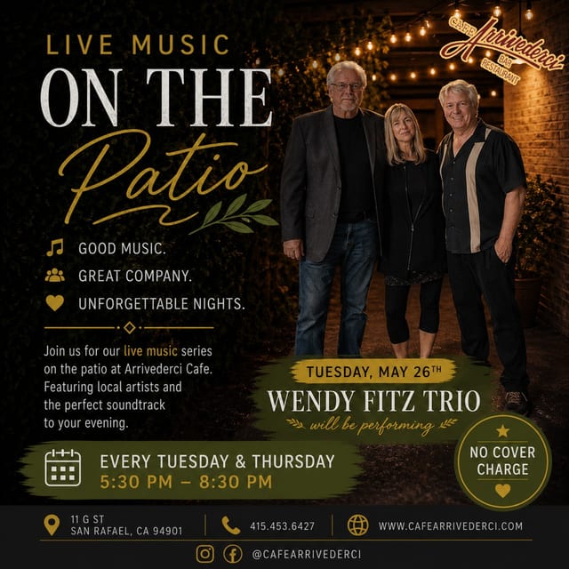 🎶 Live Music at Cafe Arrivederci 🎶