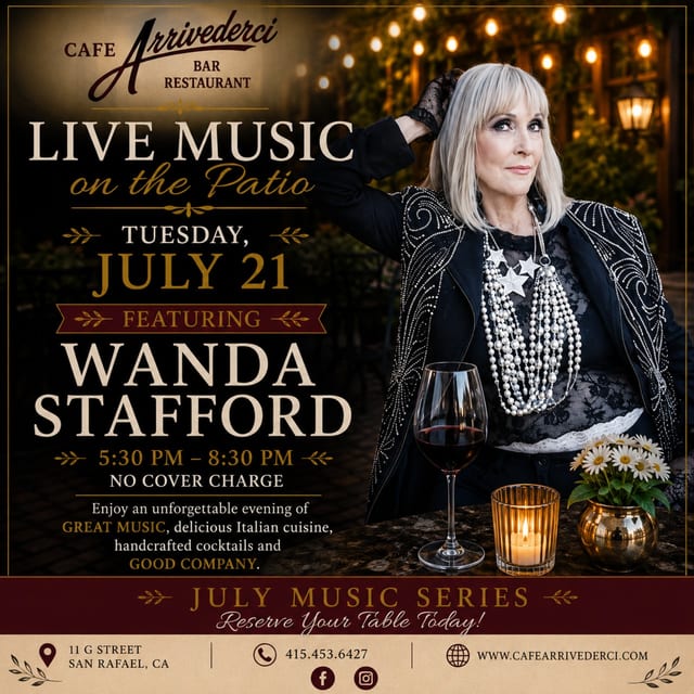 🎶 Live Music on the Patio Featuring Wanda Stafford