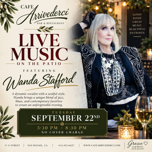 🎶 Live Music on the Patio Featuring Wanda Stafford