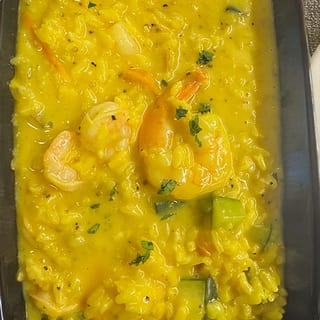 Risotto con Gamberi e Zucchine