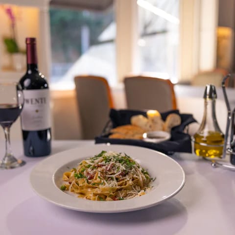 Fettuccine Carbonara.