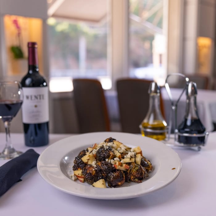 Crispy Brussels Sprouts.